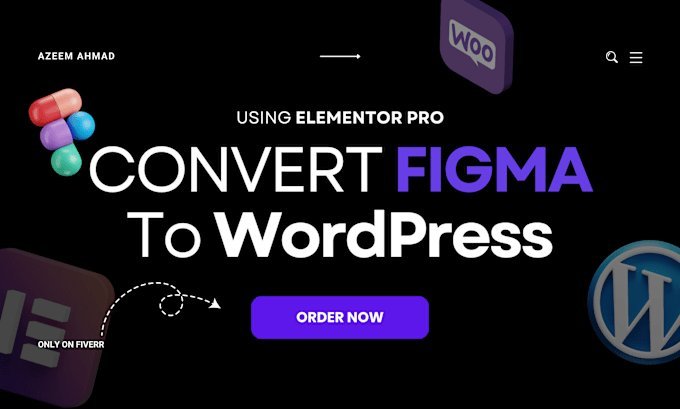 I will convert PSD, figma to wordpress with elementor pro